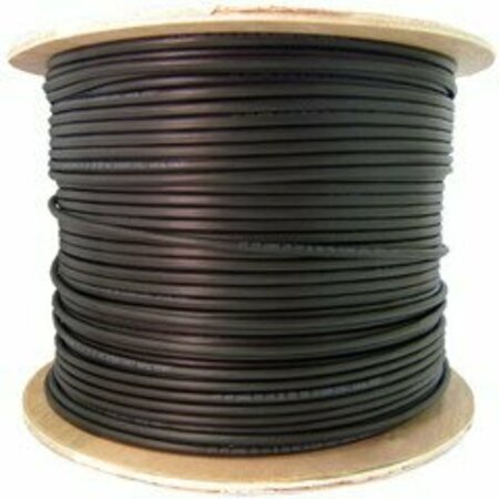 SWE-TECH 3C 24 Fiber Indoor/Outdoor Fiber Optic Cable, 50/125, Corning ClearCurve OM4, Plenum Rated, Black, 1000ft FWT11F3-424NH